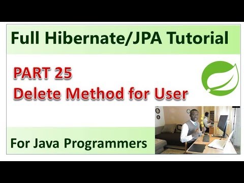 Part 25 - Deleting a User