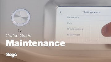 The Barista Touch™ Impress | How to reset your machine to factory settings | Sage Appliances UK