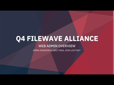 Q4 FileWave Alliance - Web Admin Overview