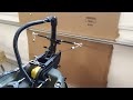 Kayak rear trolling motor cable steering set up