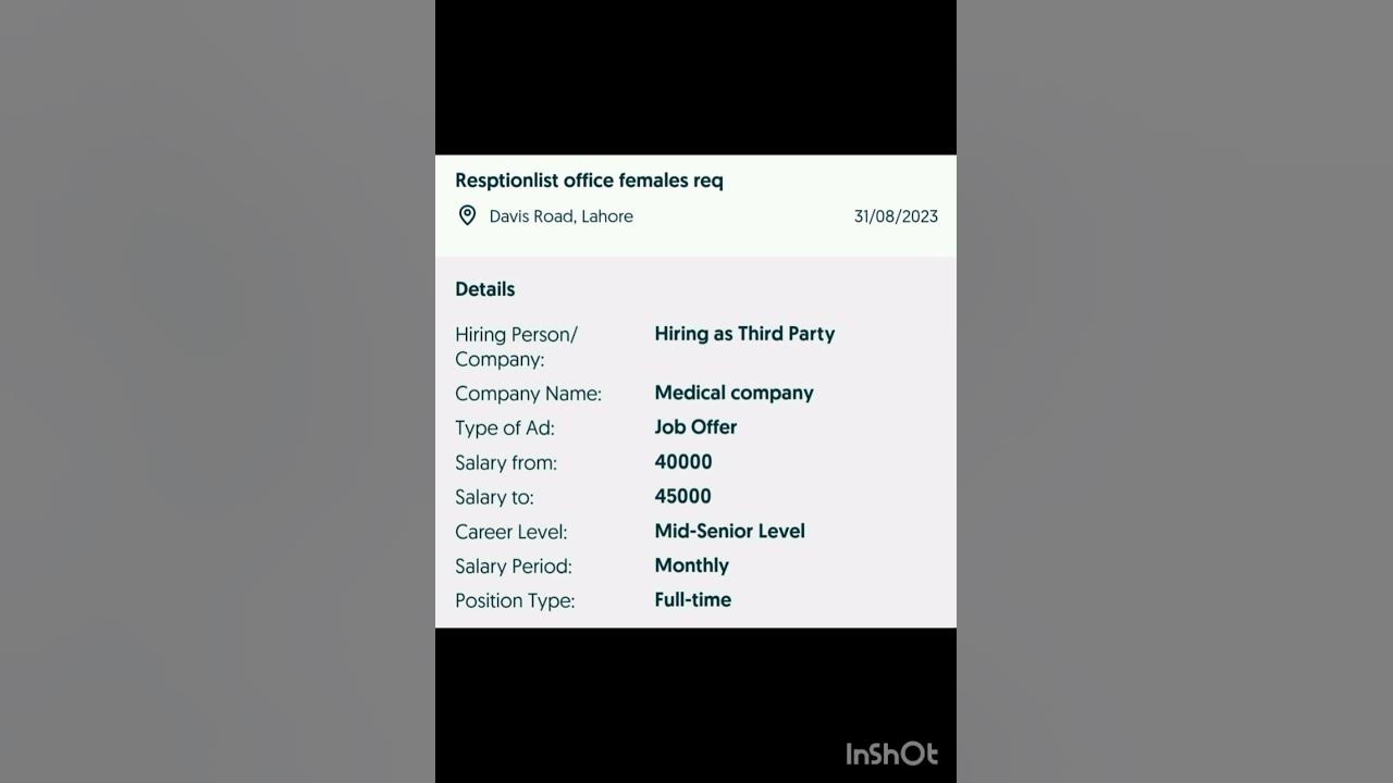office-jobs-for-female-jobs-in-lahore-and-pakistan-shorts-shortvideo