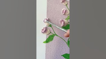 Vẽ Tranh Cát Nổi | Acrylic Painting For Beginners Tutorial