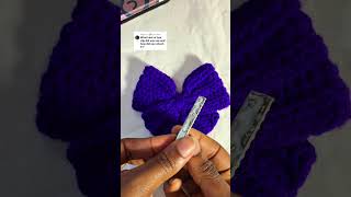 #crochettutorial #crochetbow #crochethairclip #crochetforbeginners #diyhairaccessories