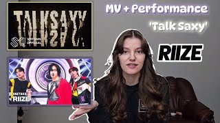 Reaction to RIIZE Talk Saxy MV + Live Performance