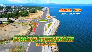 First flight #DJI drone,  Times beach Ecoland #Davao Coastal Road #Davao aerial view