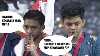 JAWABAN KOCAK OURA SAAT MENDAPAT MVP DI M1, APA KABAR DENGAN WANN ?