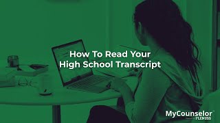 Workshop: How to Read your High School Transcript