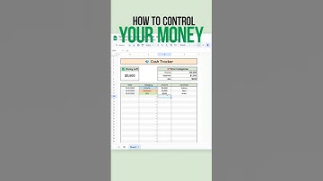 Build Your Personal Budget Spreadsheet in 1 Minute! #excel #googlesheets #personalfinance