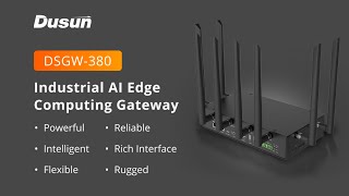 DSGW-380 RK3588 Industrial AI Edge Computing Gateway for IIoT and AIoT with 5G & WiFi 6