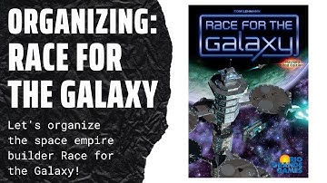 Organizing Race for the Galaxy (Fully Sleeved, With All Expansions) SideGameLLC
