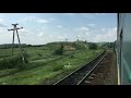 Корнешты | Cornesti из окна поезда / View from the train window of the passenger train [CFM]