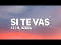 Sech - Si Te Vas (Letra) (ft. Ozuna)