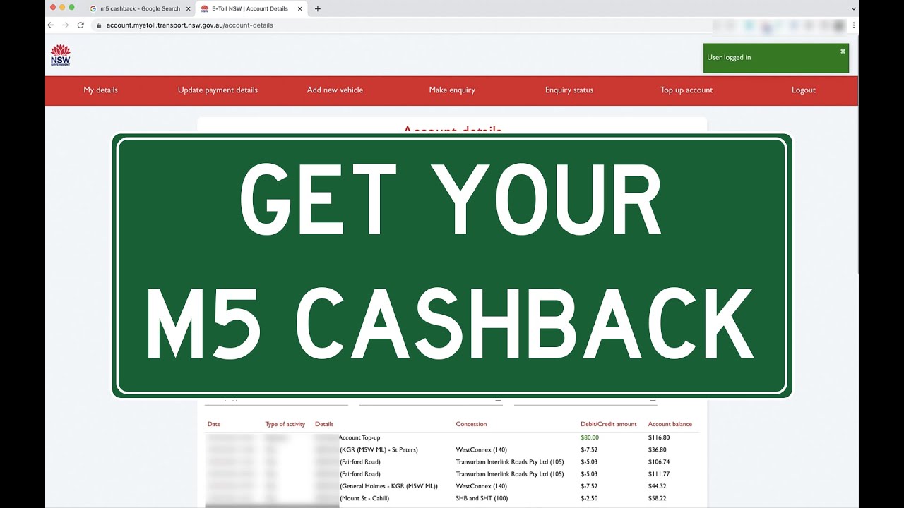 M5 Cashback How To Claim Your Toll Refund YouTube