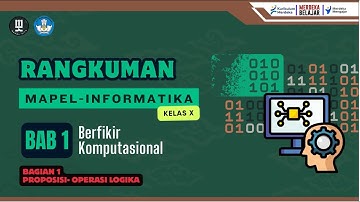 Materi Informatika Kelas X SMK (Kurikulum Merdeka) – Bab 1 Berfikir Komputasional #part1 | mapelkita