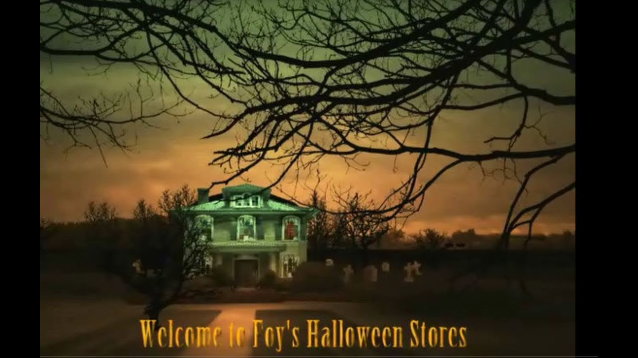 Foy's Halloween Store YouTube