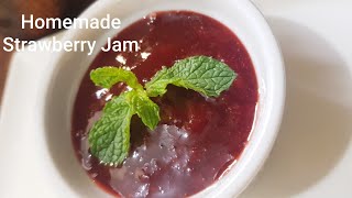 Homemade Strawberry Jam| How to make Strawberry Jam