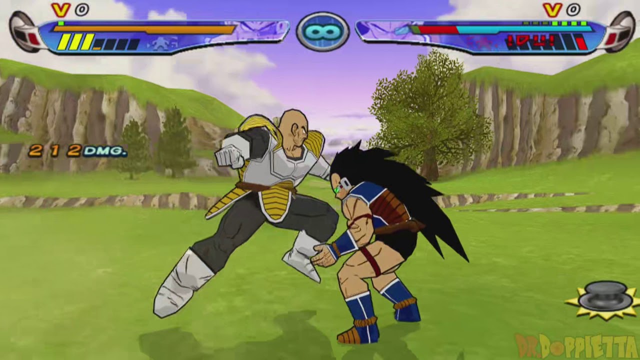 Dragon Ball Z Budokai 3, raditz, videl, krillin, kamehameha