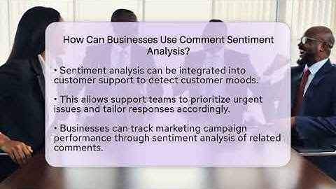 How Can Businesses Use Comment Sentiment Analysis? - Everyday-Networking