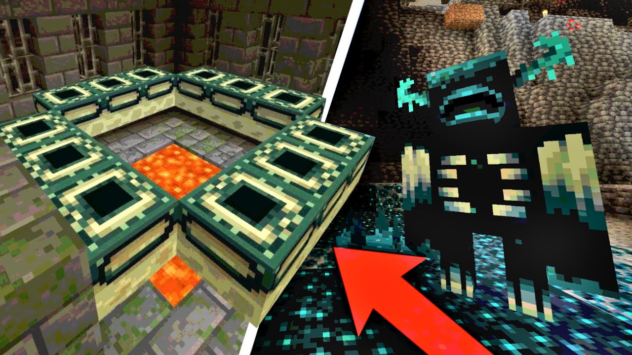 I FOUND THE DEEP DARK AND A STRONGHOLD (my first time) MINECRAFT - YouTube