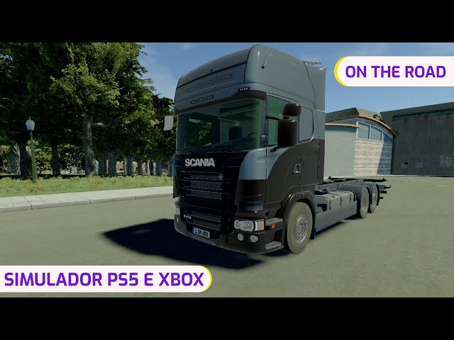 Simulador de caminhão de PS4 e Xbox One