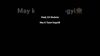 CA Exam Preparation for May 2026 Attempt #ca #caexams #exam #shorts #exampreparation#icai#tax #viral