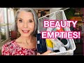 EMPTIES  SKIN CARE, VITAMINS AND COSMETICS  WITH MINI REVIEWS | OVER 60 HEALTH AND BEAUTY