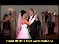 Polnische Band MOTET GbR Hochzeit Begrüßung der Gäste durch das Brautpaa...