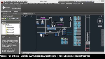 2- Ribbon Interface in AutoCAD Electrical 2018