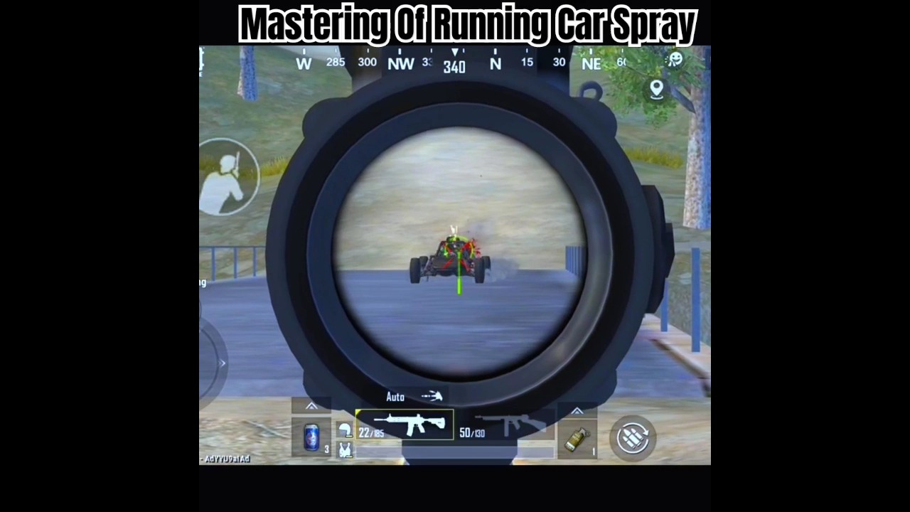 M416 3x Running Car Spray 🔥|