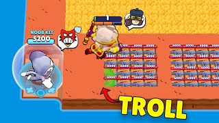 TROLL NOOB *KIT* RANDOM! |Brawl Stars Funny Moments & Glitches & Fails #1088