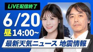 ウェザーニュースの配信のサムネイル画像