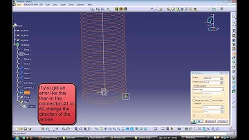Catia V5R19 Spring example ( Pružina v Catii )(mp4)HD