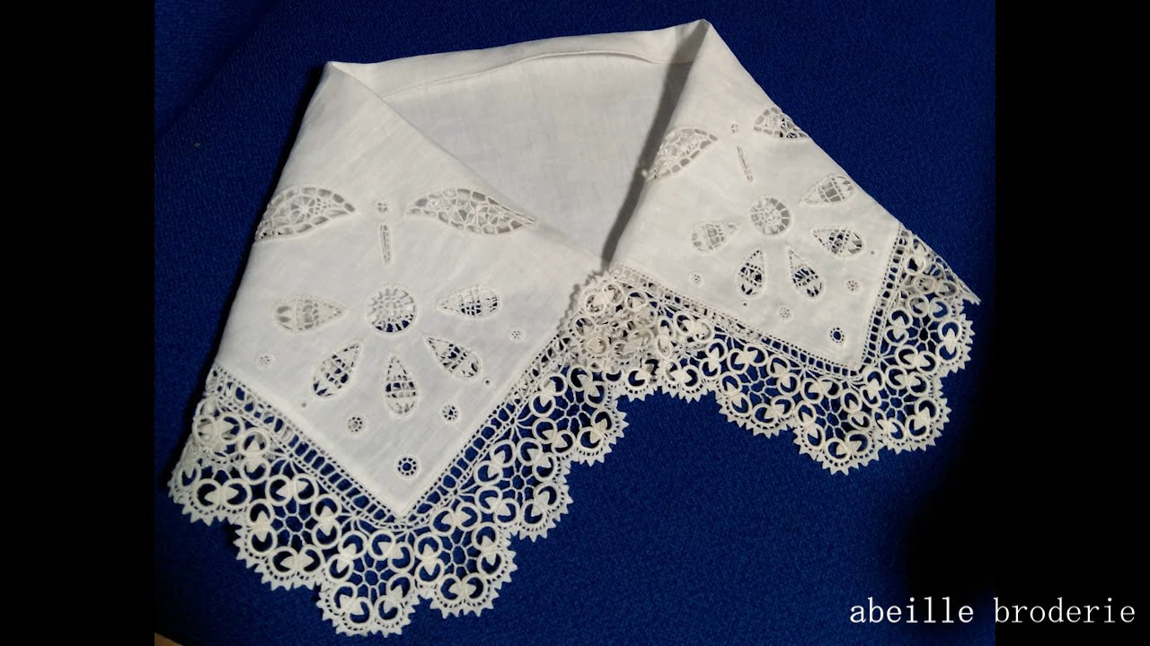 アンティーク つけ襟 1920年頃 ヒーダボー