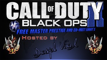 Black Ops 2: [100% Free] PS3 Co Host Recovery Menu To Rank Your Self/JIggUP