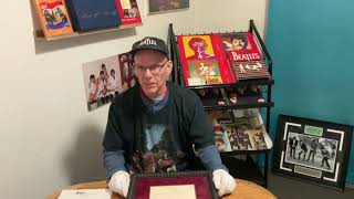 The Beatles set of Original Authentic Autographs from Dec, 1963 for the BBC ‘From Us To You’ program