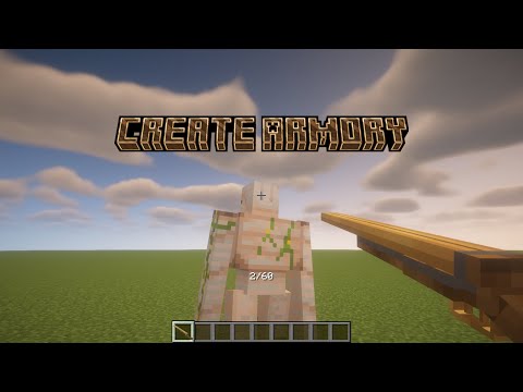 Видео: обзор аддона Create Armory #minecraft #майнкрафт #create #tutorial