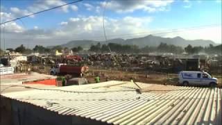 Recorrido en Tultepec tras la explosión del mercado de pirotecnia