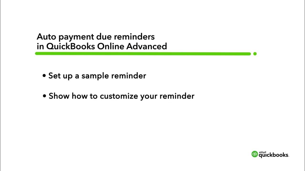 How to set up autopayment reminders YouTube