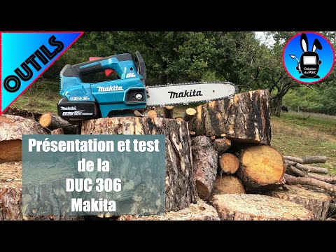 TEST :Tronçonneuse électrique Makita DUC 306 