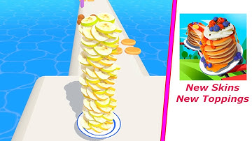 Pancake Run - New Skins, Toppings - Gameplay Walkthrough - Level 266 to 269