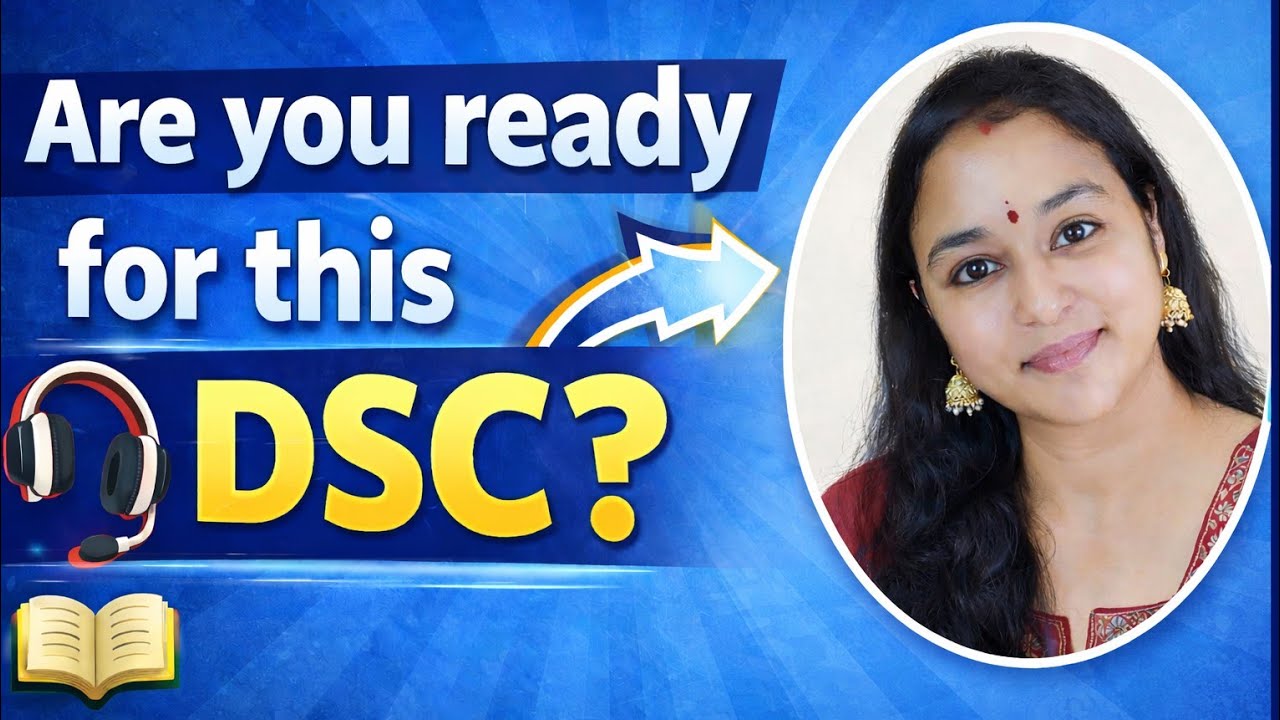 AreYouReady for DSC2026?🔥Complete Preparation Strategy | VisionSpeaks | Eswari  #dsc2026 #apdsc2026