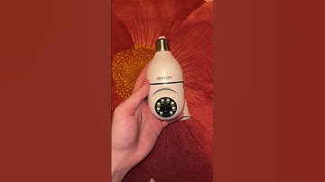 Innovative Security Camera disguised as a light bulb! #securitycam