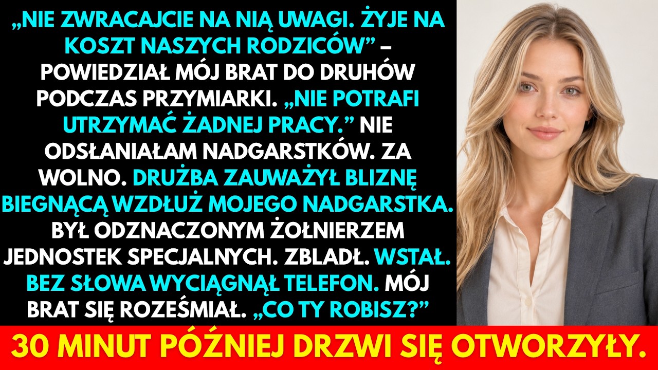 Stałam przy kasie w eleganckim butiku we Wrocławiu, a terminal pokazywał sto tysięcy złotych. To był koszt poprawek do garniturów mojego brata i jego drużbów. Kamil przymierzał garnitur i...