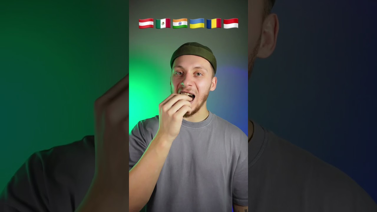 ASMR: Sweets from different countries 