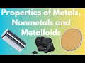 Metals Non-Metals And Metalloids: Properties And Conductivity Explained