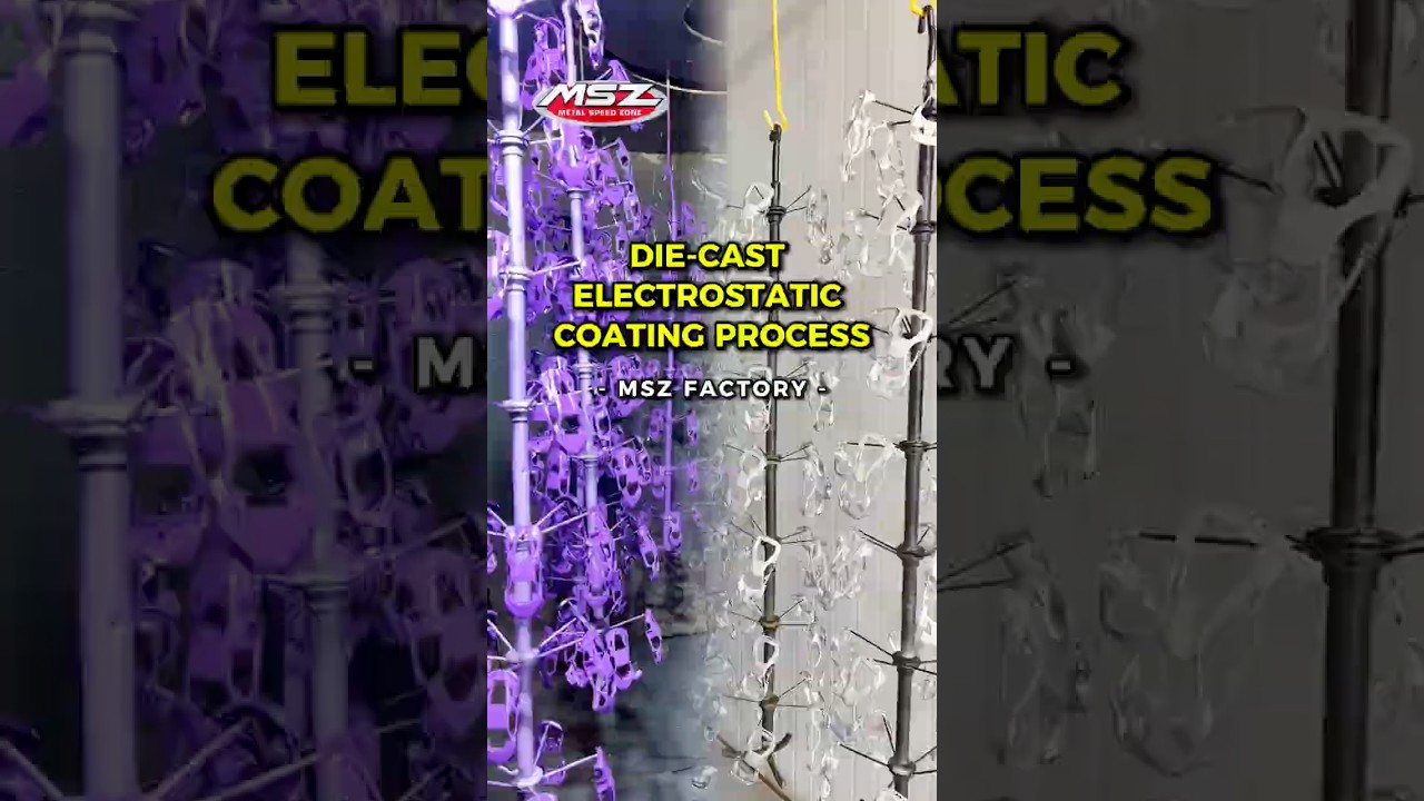 Die-cast Electrostatic Coating Process | Pro Model Car Factory since 1999 