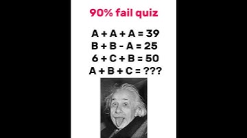 Math Quiz l 90% fail to answerl Can you solve it??? #shorts