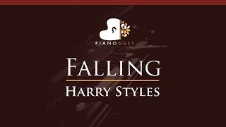 Harry Styles - Falling - HIGHER Key (Piano Karaoke Instrumental) chords