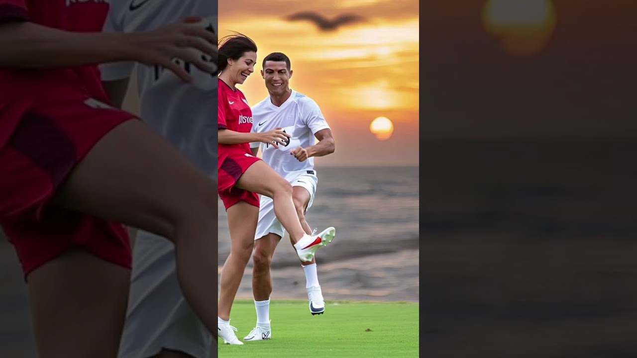 Christiano Ronaldo non Muslim pictures vs Muslim pictures 
