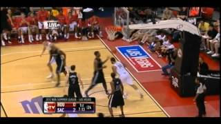[7.16.12] Royce White - One Handed Slam in Transition vs Kings (SL)